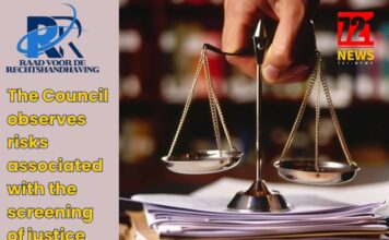 The Council observes risks associated with the screening of justice personnel