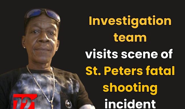 Investigation team visits scene of St. Peters fatal shooting incident