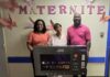 Rotary Club of St. Martin Sunset Donates Digital TV Screen to Louis Constant Fleming Hospital Maternity Ward