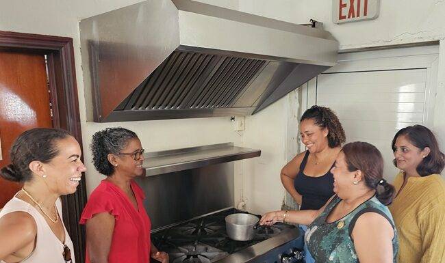 Island Gems helps ASA’s kitchen running with donation of new industrial stove