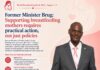 Former Minister Brug: supporting breastfeeding mothers requires practical action, not just policies