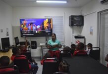 Spreading Sunshine Through Story Time at the Sint Maarten Library