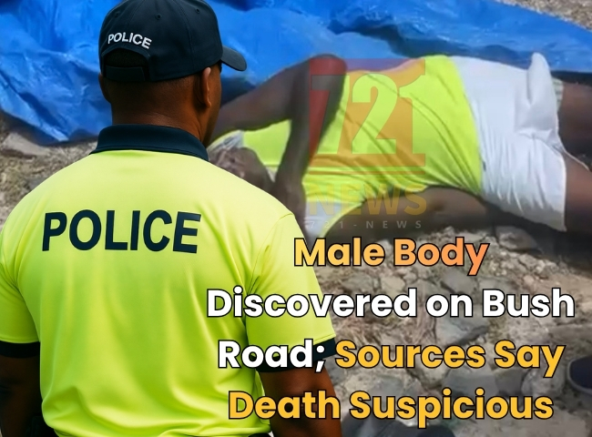 Male Body Discovered on Bush Road; Sources Say Death Suspicious