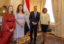 Minister Plenipotentiary Arrindell attends Diplomatic Reception Hosted by the Arab Republic of Egypt