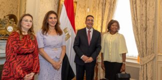 Minister Plenipotentiary Arrindell attends Diplomatic Reception Hosted by the Arab Republic of Egypt