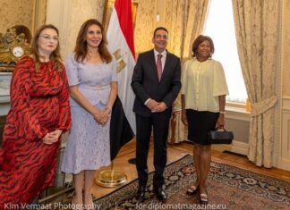 Minister Plenipotentiary Arrindell attends Diplomatic Reception Hosted by the Arab Republic of Egypt
