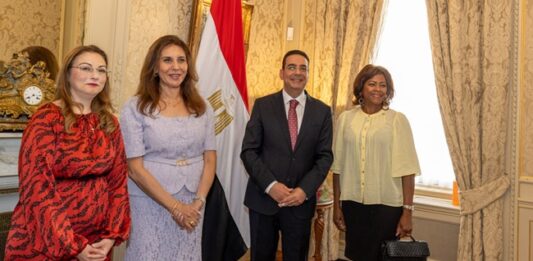 Minister Plenipotentiary Arrindell attends Diplomatic Reception Hosted by the Arab Republic of Egypt
