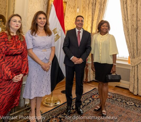 Minister Plenipotentiary Arrindell attends Diplomatic Reception Hosted by the Arab Republic of Egypt