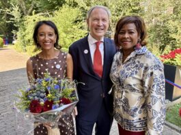 Minister Plenipotentiary Arrindell attends Bastille Day Festivities in The Hague