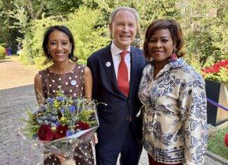 Minister Plenipotentiary Arrindell attends Bastille Day Festivities in The Hague