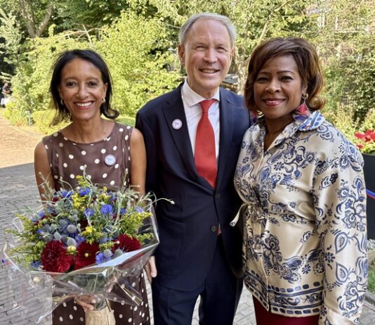 Minister Plenipotentiary Arrindell attends Bastille Day Festivities in The Hague