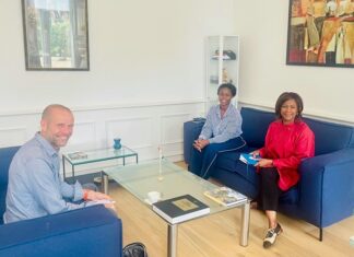 Minister Arrindell Receives Overview from JOGG about Opportunities for Healthier Lifestyles and Positive Child Development