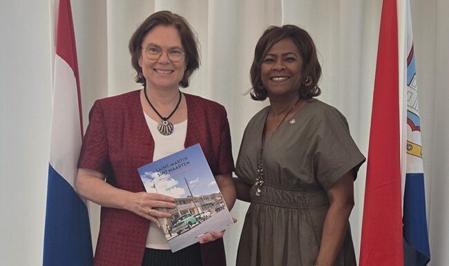 Minister Plenipotentiary Arrindell welcomes MEP Marit Maij and Discuss Relationship between EU and OCTs