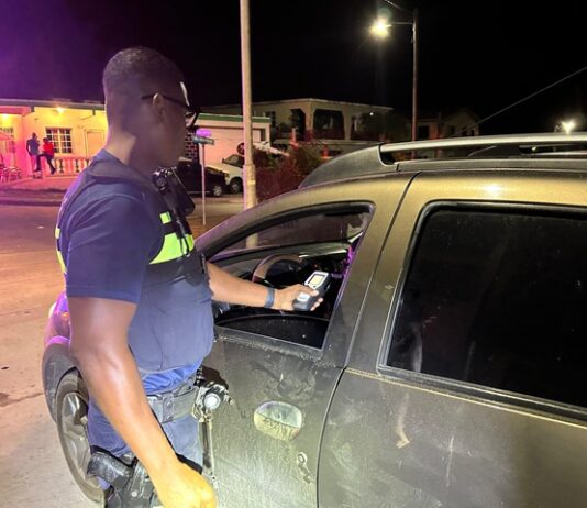 Planned alcohol check on St. Eustatius