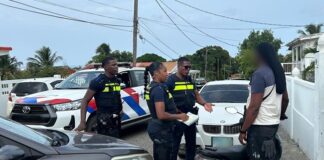Traffic checks on Sint Eustatius to continue