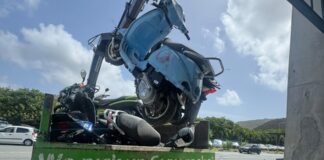 KPSM Begins Clearing Impounded Scooters from Police Station Yard