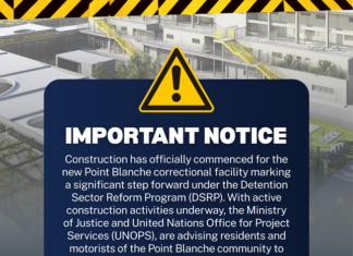 Ministry of Justice Advise Motorists to Exercise Caution as Point Blanche Prison Construction Begins