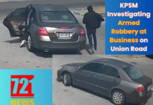 KPSM Investigating Armed Robbery at Business on Union Road