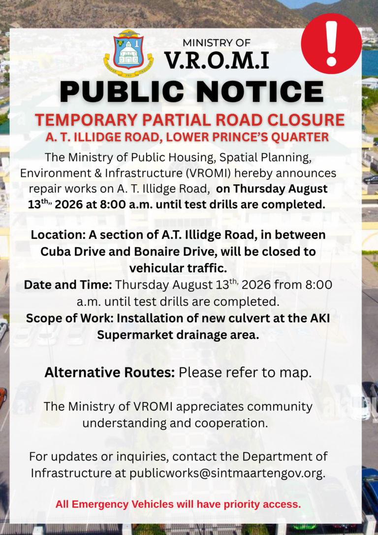 TEMPORARY PARTIAL ROAD CLOSURE AND TRAFFIC REDIRECTION – A. T. ILLIDGE ...
