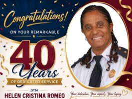ACTING MINISTER OF JUSTICE HONORS INSPECTOR HELEN ROMEO ON THE OCCASION OF HER 40 YEARS OF DISTINGUISHED SERVICE