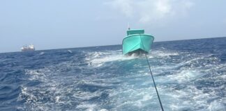 Fishing vessel assisted after drifting at sea