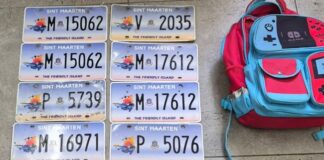 KPSM Recovers Multiple License Plates and Tools During Front Street Control.