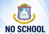 All Schools Closed on Monday August 31 due to Inclement Weather. Country Under Flood Watch