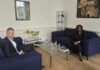Minister Plenipotentiary Arrindell Receives Courtesy Visit from Kunst