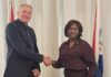 Minister Plenipotentiary Arrindell Discusses Opportunities for Cooperation with Aon