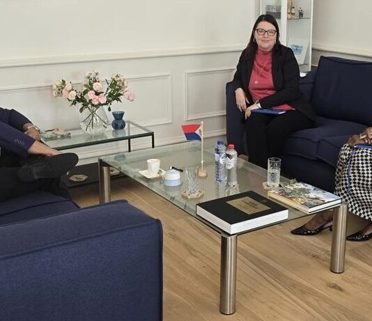 Minister Plenipotentiary Arrindell and Minister of Education Gumbs Discuss Student Engagement and Support