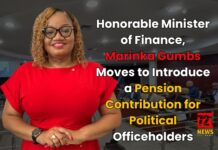 Honorable Minister of Finance, Marinka Gumbs Moves to Introduce a Pension Contribution for Political Officeholders