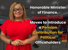 Honorable Minister of Finance, Marinka Gumbs Moves to Introduce a Pension Contribution for Political Officeholders