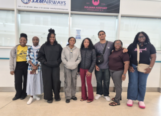 Eight Statia Students Leave for Studies in the Netherlands