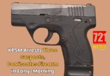 KPSM Arrests Three Suspects and Confiscates Firearms During Early Morning Control.