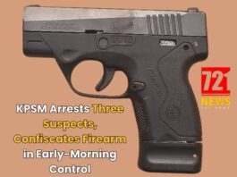 KPSM Arrests Three Suspects and Confiscates Firearms During Early Morning Control.