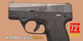 KPSM Arrests Three Suspects and Confiscates Firearms During Early Morning Control.