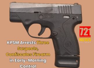 KPSM Arrests Three Suspects and Confiscates Firearms During Early Morning Control.