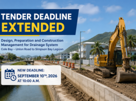 Tender Submission Deadline Extended for Drainage System Cole Bay -Union Road to Simpson Bay Lagoon