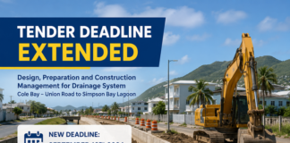 Tender Submission Deadline Extended for Drainage System Cole Bay -Union Road to Simpson Bay Lagoon