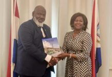 Minister Arrindell Welcomes Curaçao’s Newly Appointed Minister Plenipotentiary