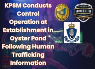 KPSM Conducts Control Operation at Establishment in Oyster Pond Following Human Trafficking Information