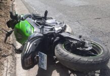 Motorcyclist Seriously Injured in Single-Vehicle Accident