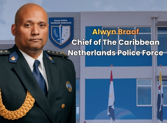 Alwyn Braaf Chief of The Caribbean Netherlands Police Force