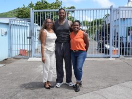 Kalian Sams makes first Statia visit to connect roots and inspire youth