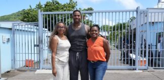 Kalian Sams makes first Statia visit to connect roots and inspire youth