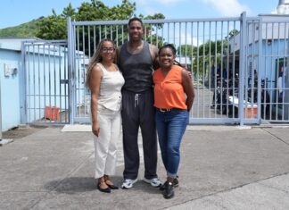 Kalian Sams makes first Statia visit to connect roots and inspire youth