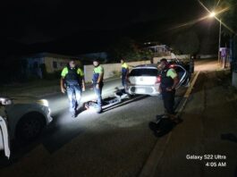 Firearm Confiscated During Nighttime Traffic Control; 25 Vehicles Controlled