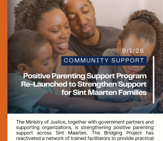 Positive Parenting Support Program Re-Launched to Strengthen Support for Sint Maarten Families