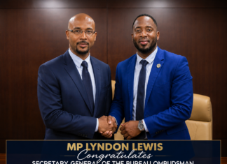MP Lyndon Lewis Congratulates Johishi Romney on Appointment as Secretary-General of the Bureau Ombudsman