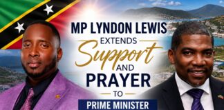 MP Lyndon Lewis, Extends Support and Prayer to Prime Minister Dr. Terrance Drew